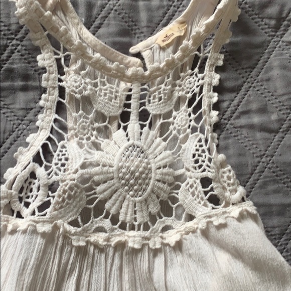 White crochet top blouse - Picture 2 of 2